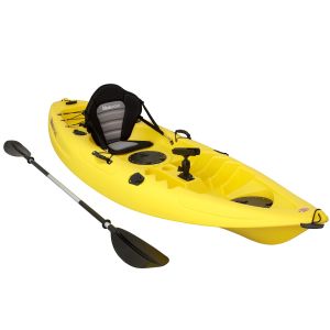 Crest Yellow Sit On Top Fishing Kayak Package - PREORDER